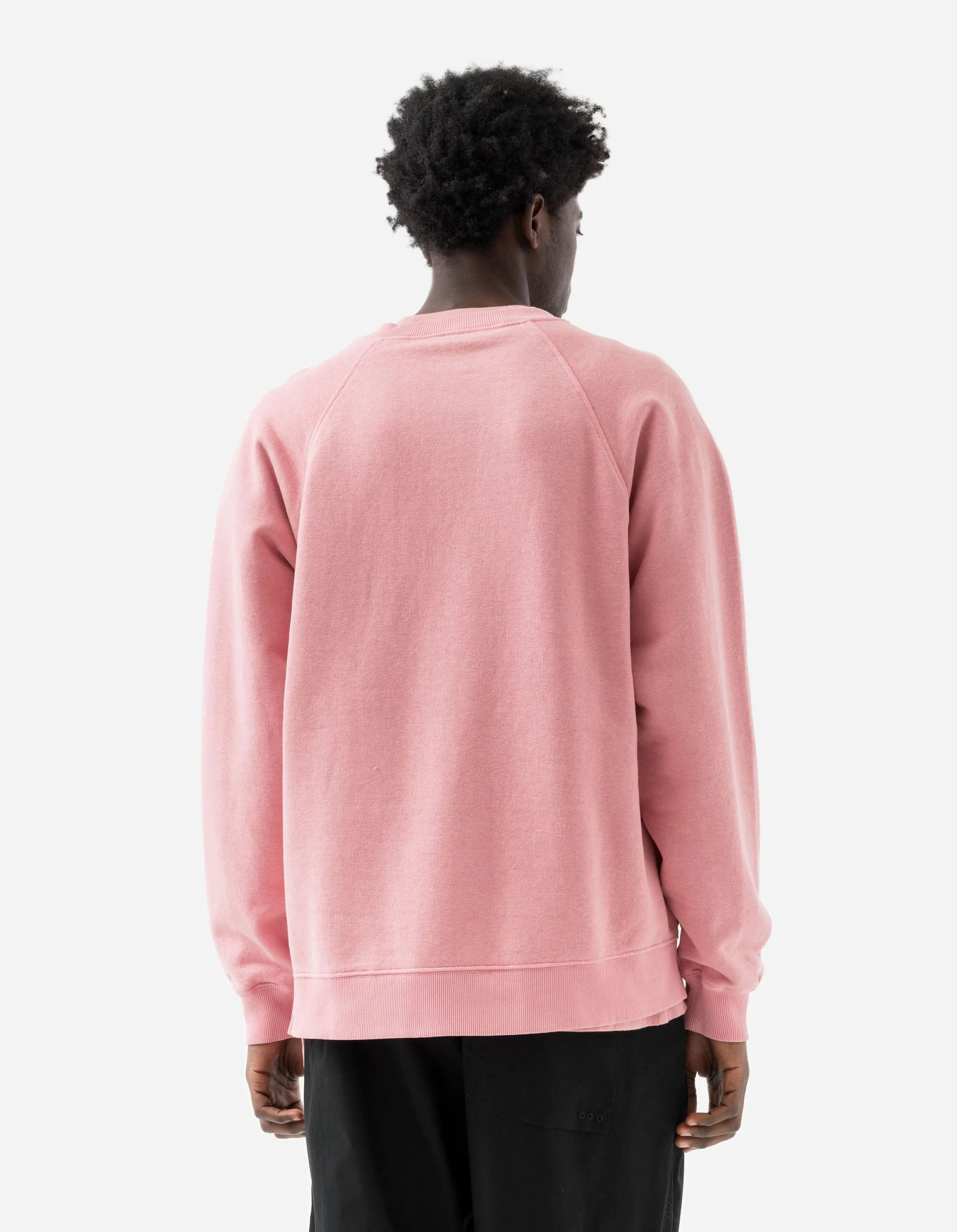 6002 Asym Monk Organic Crew Sweat Pink