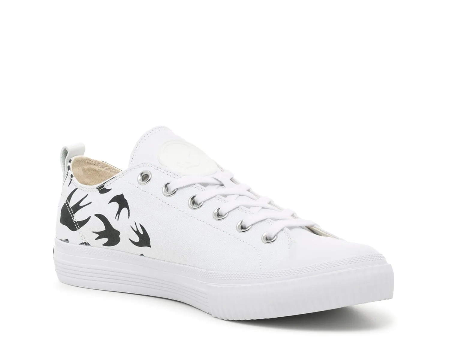 Alexander McQueen Swallow women's sneakers, white