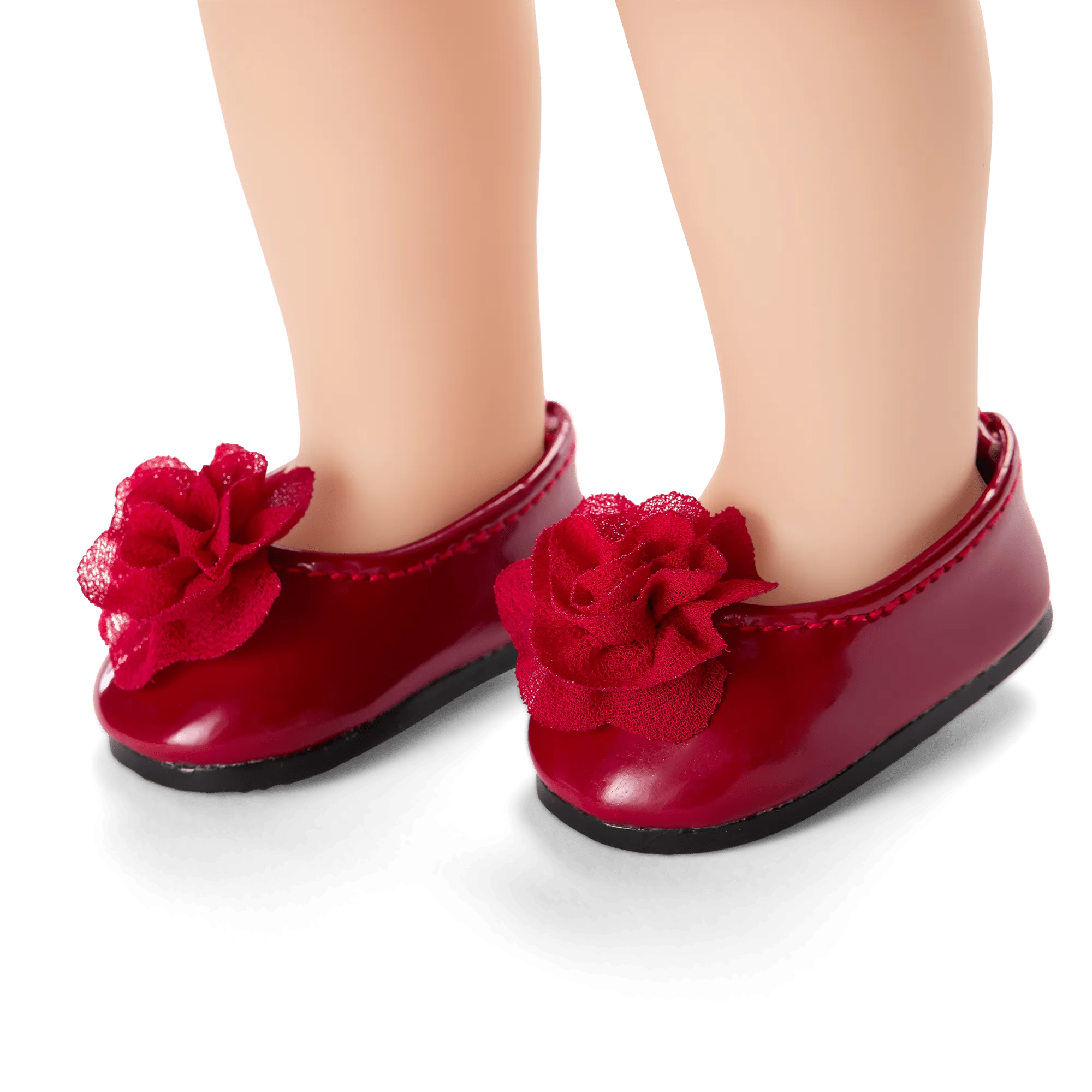 American Girl® x Janie and Jack Holly-Red Party Dress for Little Girls & WellieWishers™ Dolls