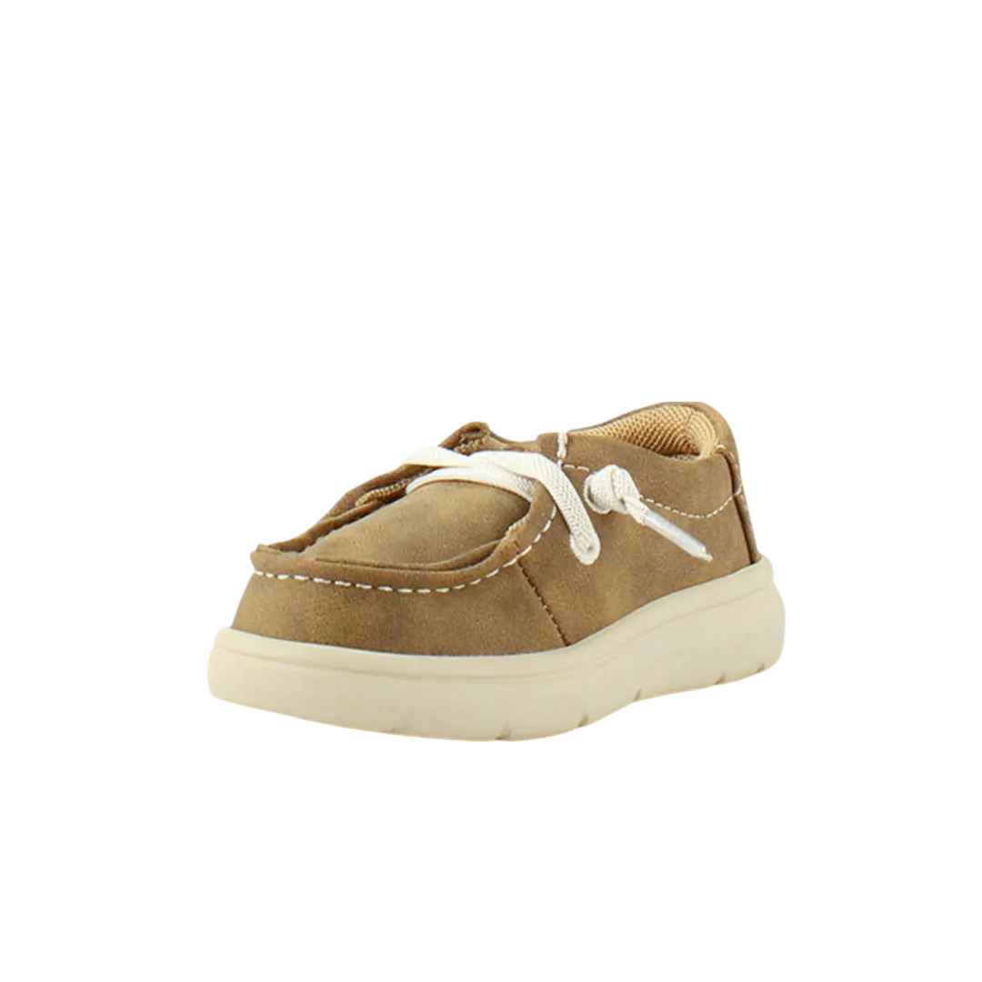 Ariat Kid's Stompers Brown Bomber Hilo Shoes