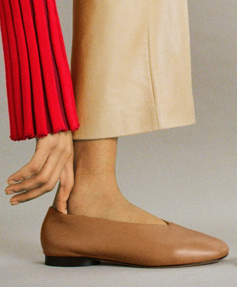 Glove Flat - Caramel