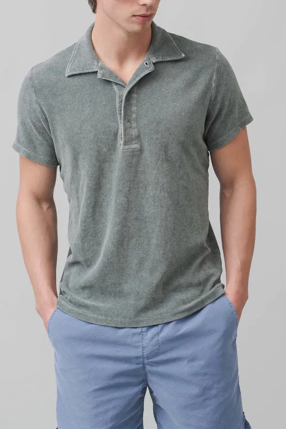 Organic Beach Terry Polo (Pine)