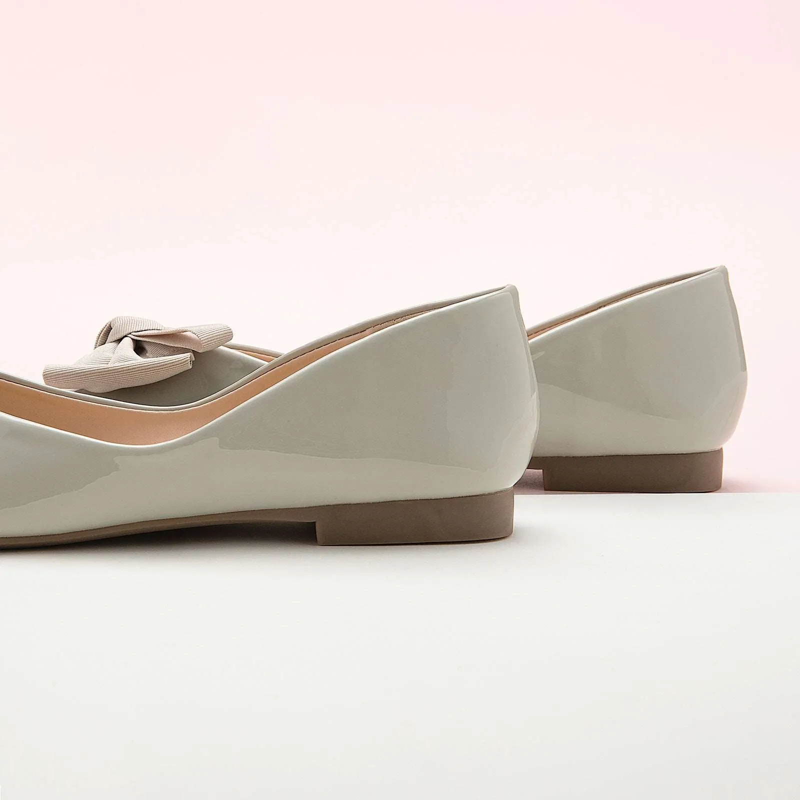 Patent Bow Ballerina Flats (Eva)