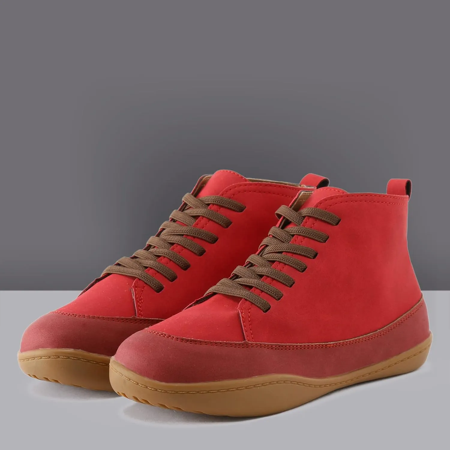 Snow Boots for Women Ankle Womens Ankle Booties Lace Up Boots for Women Ankle Booties Wedge Boot Fashion Casual Comfy Soft Lace-up Round Toe Comfortable Low Heel