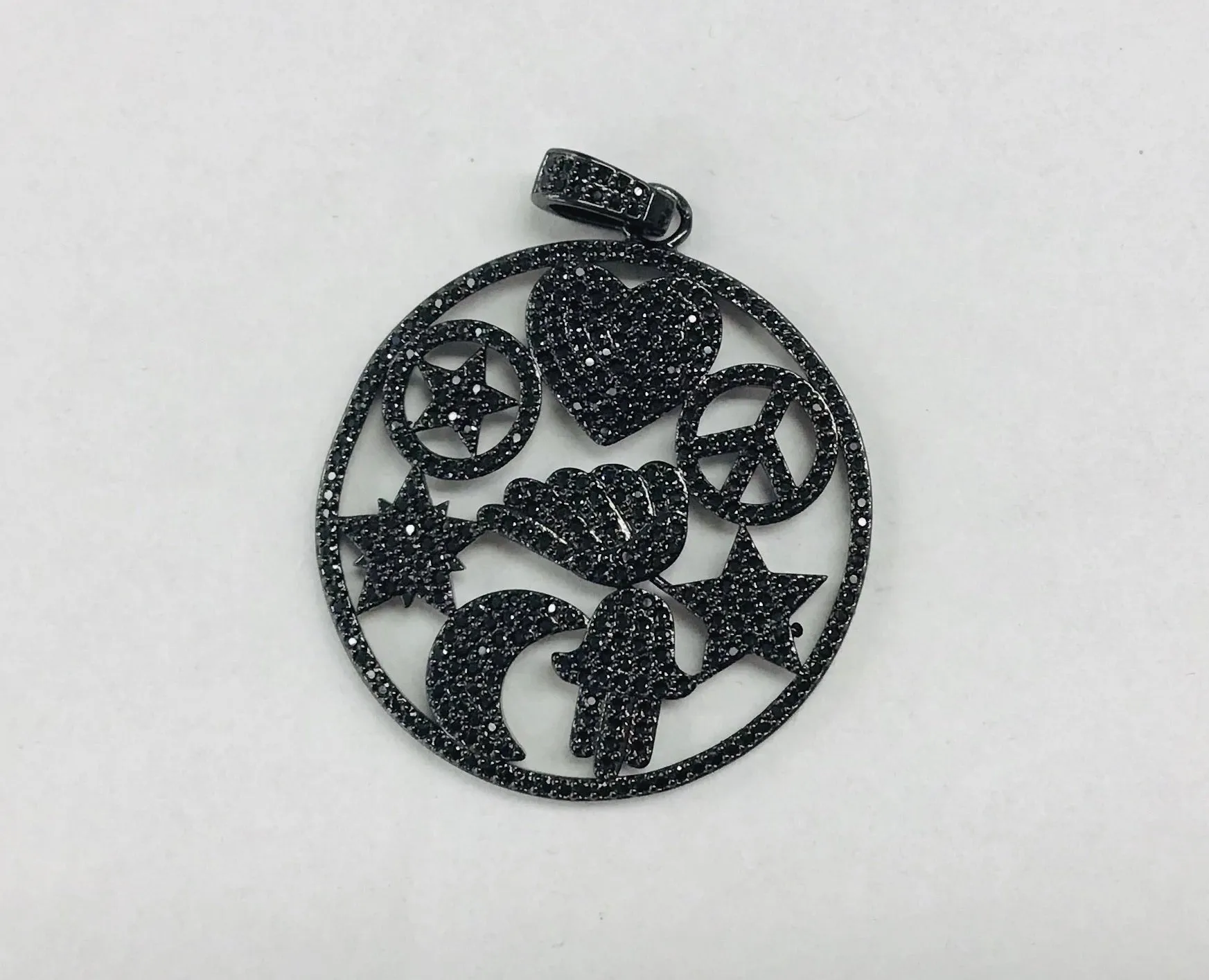 Symbol of Faith CZ Charm