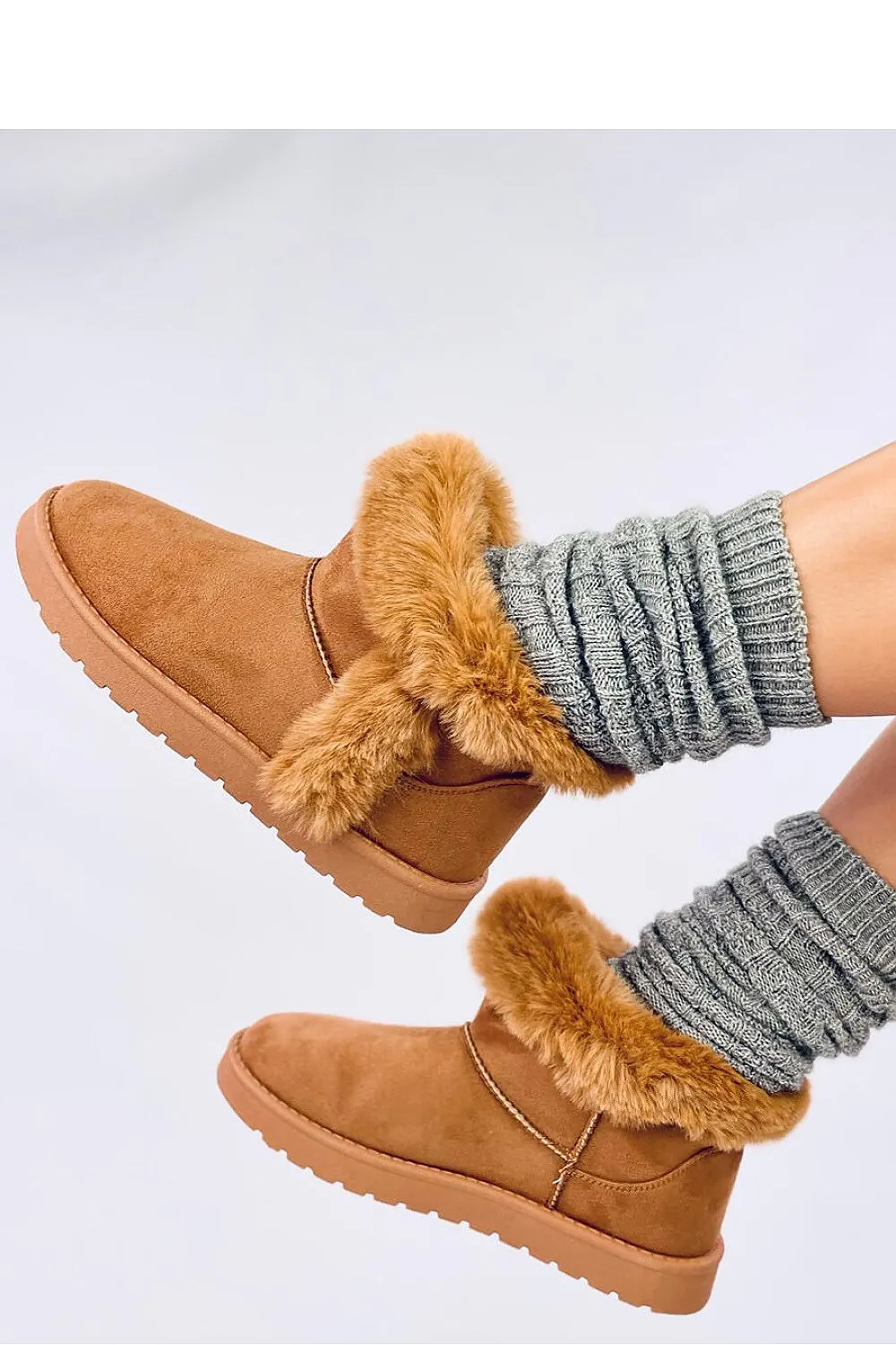 TEEK - Camel Plush Seam Snow Lounge Boots