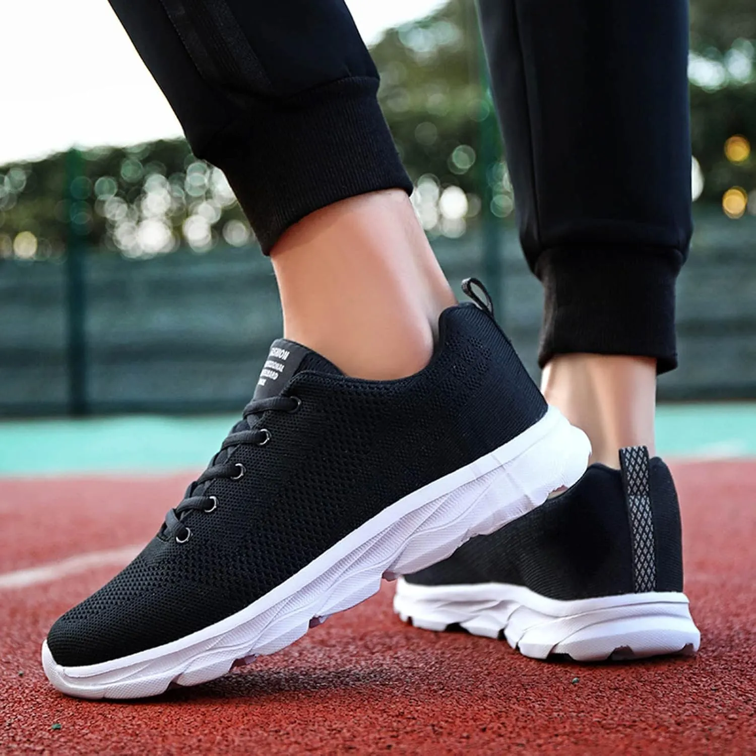 Tennis Shoes Womens Lightweight Comfortable Lace up Womens Running Shoes Wide Width Brown Casual Shoes High Top Sneakers Black Tennis Shoe Cross Trainer Shoe