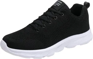 Tennis Shoes Womens Lightweight Comfortable Lace up Womens Running Shoes Wide Width Brown Casual Shoes High Top Sneakers Black Tennis Shoe Cross Trainer Shoe