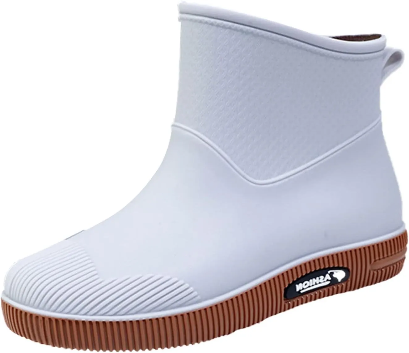 Wide Rainboots Boots Womens Waterproof Non-Slip Rubber Ankle Boots Rain Boots Waterproof Short Garden Boots
