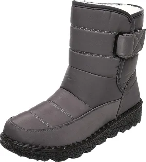 Winter Boots for Teens Waterproof Snow Boots Platform Short Rain Boots Comfortable Lightweight Hiking Boot Work Boots for Men