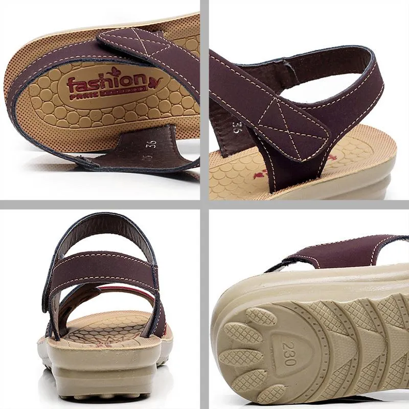 Women's Flat Heel Magic Tape Casual Shoes