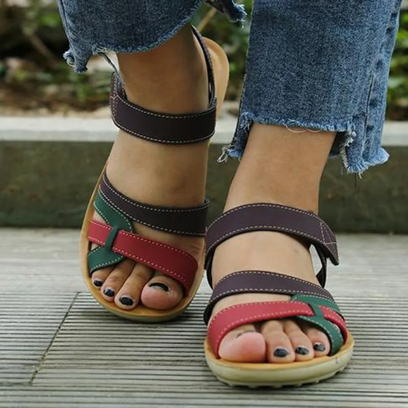 Women's Flat Heel Magic Tape Casual Shoes