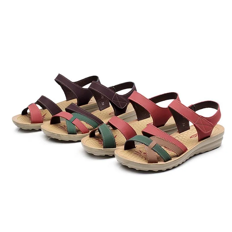 Women's Flat Heel Magic Tape Casual Shoes