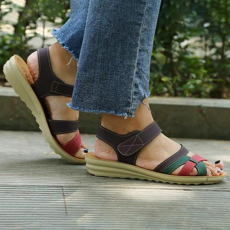 Women's Flat Heel Magic Tape Casual Shoes