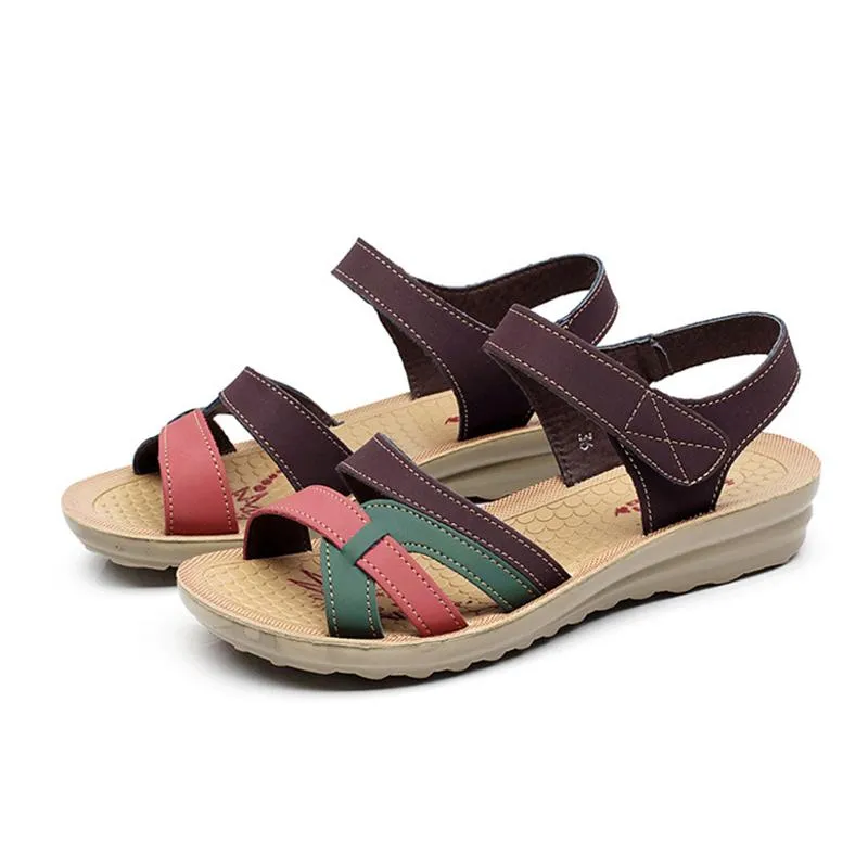 Women's Flat Heel Magic Tape Casual Shoes