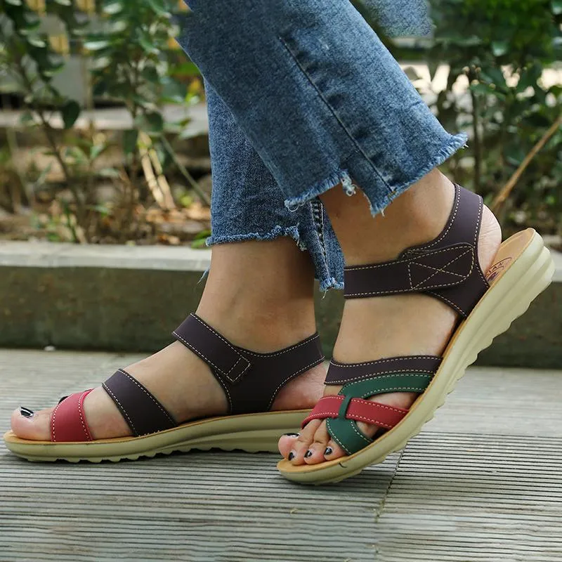 Women's Flat Heel Magic Tape Casual Shoes